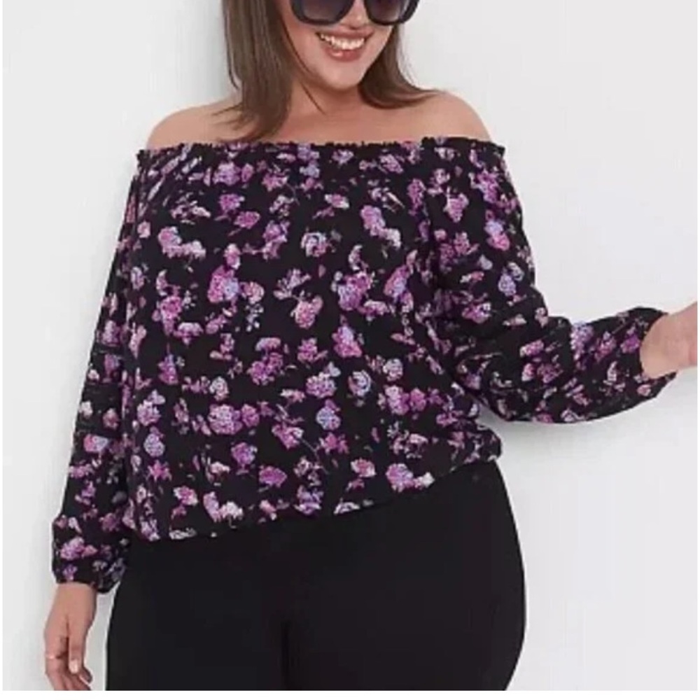 Lane Bryant Off shoulder blouse size 14/16